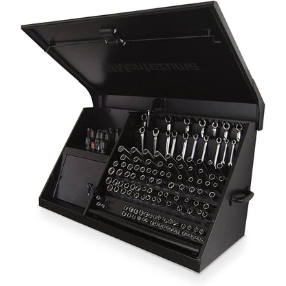 41" X 18" Heavy Duty Steel Triangle Toolbox (Steel, Flat Black)
