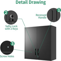 Garage Cabinet System Built for Complete Workshop Organization, Heavy Duty Steel Construction, Modular Design