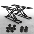 Portable Car Lift Built for 7000 Lbs Capacity, Carbon Steel Frame, 26.8 In Max Height, 120V Power Unit