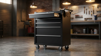 Rolling Tool Chest, 5 Drawers Tool Storage Cabinet with Wheels, Portable Tool Cabinet Organizer with Locking System & Drawer Liners,Universal Lockable Wheels, Tool Storage Cart for Garage, Workshop — Lifestyle